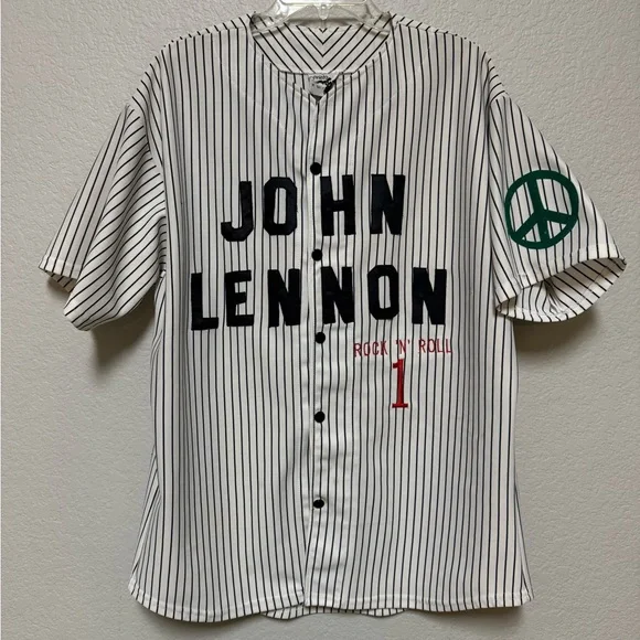 VINTAGE John Lennon “Prieto of Calif” Brand Men’s Snap-Front Baseball Jersey. - Picture 1 of 6